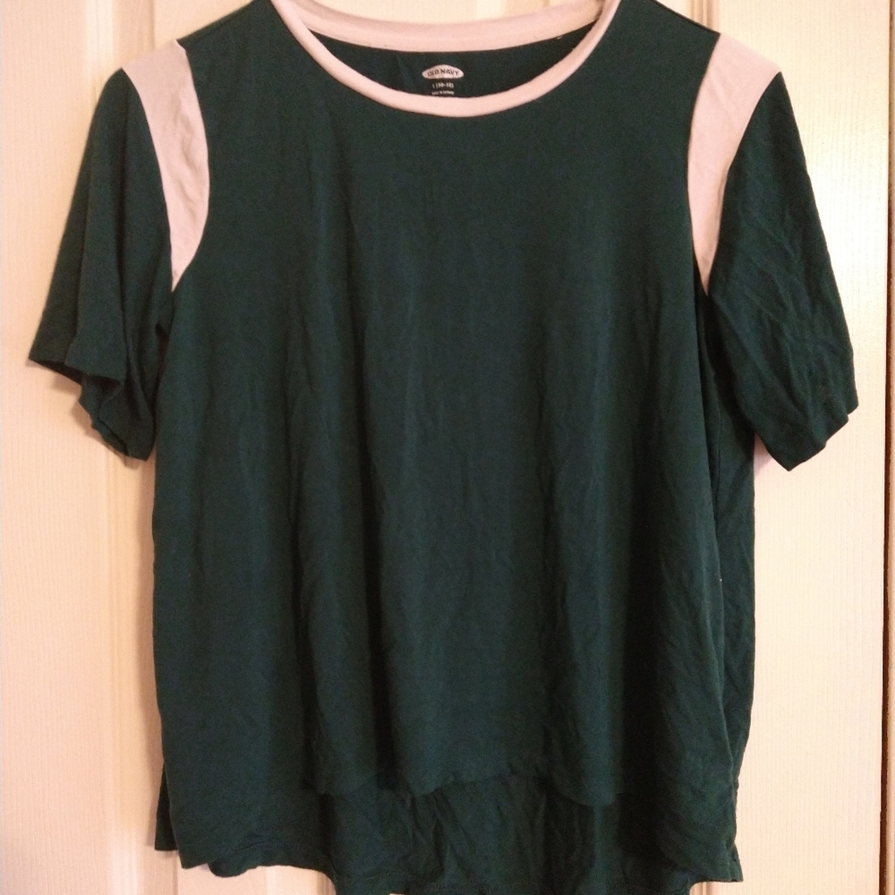 Flowy green top